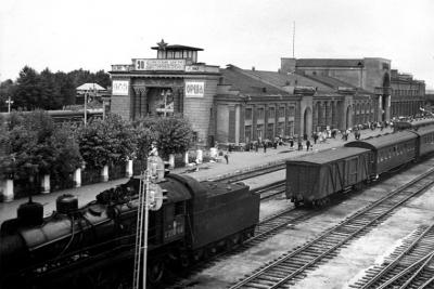 Вакзал станцыі Ворша, 1967 г.